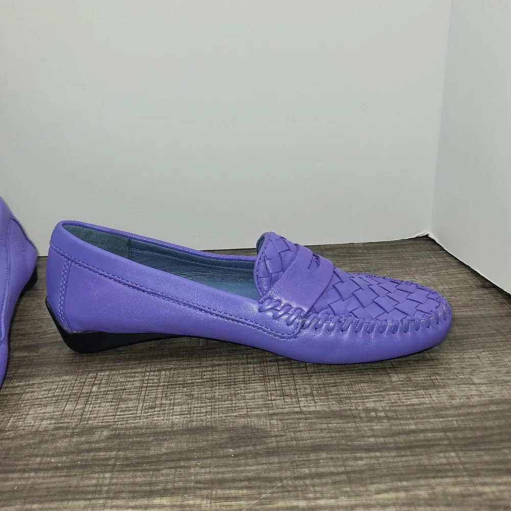 Robert Zur Petra In Purple A-Glove Leather Driving Shoes Size 6_3
